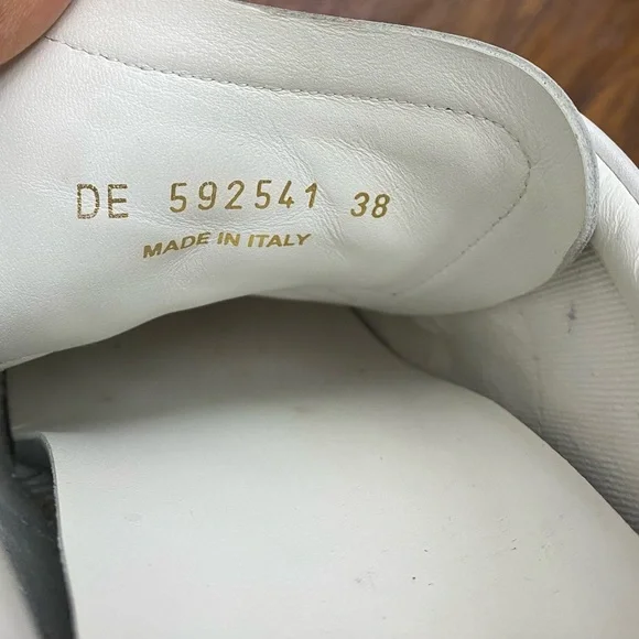 Saint Laurent Court Classic California Leather Sneaker Size 38 Pink Star - Picture 13 of 13